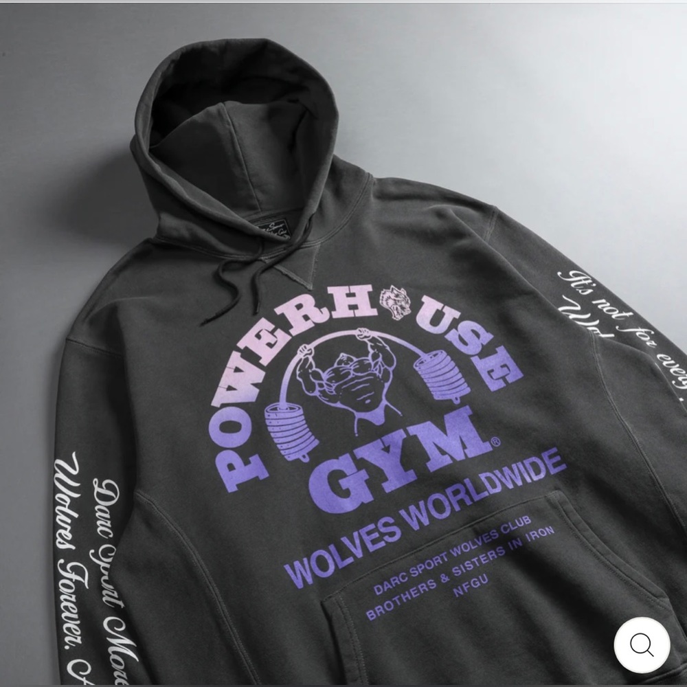 HOUSE OF NFGU "VINTAGE WYOMING" HOODIE IN WOLF GRAY